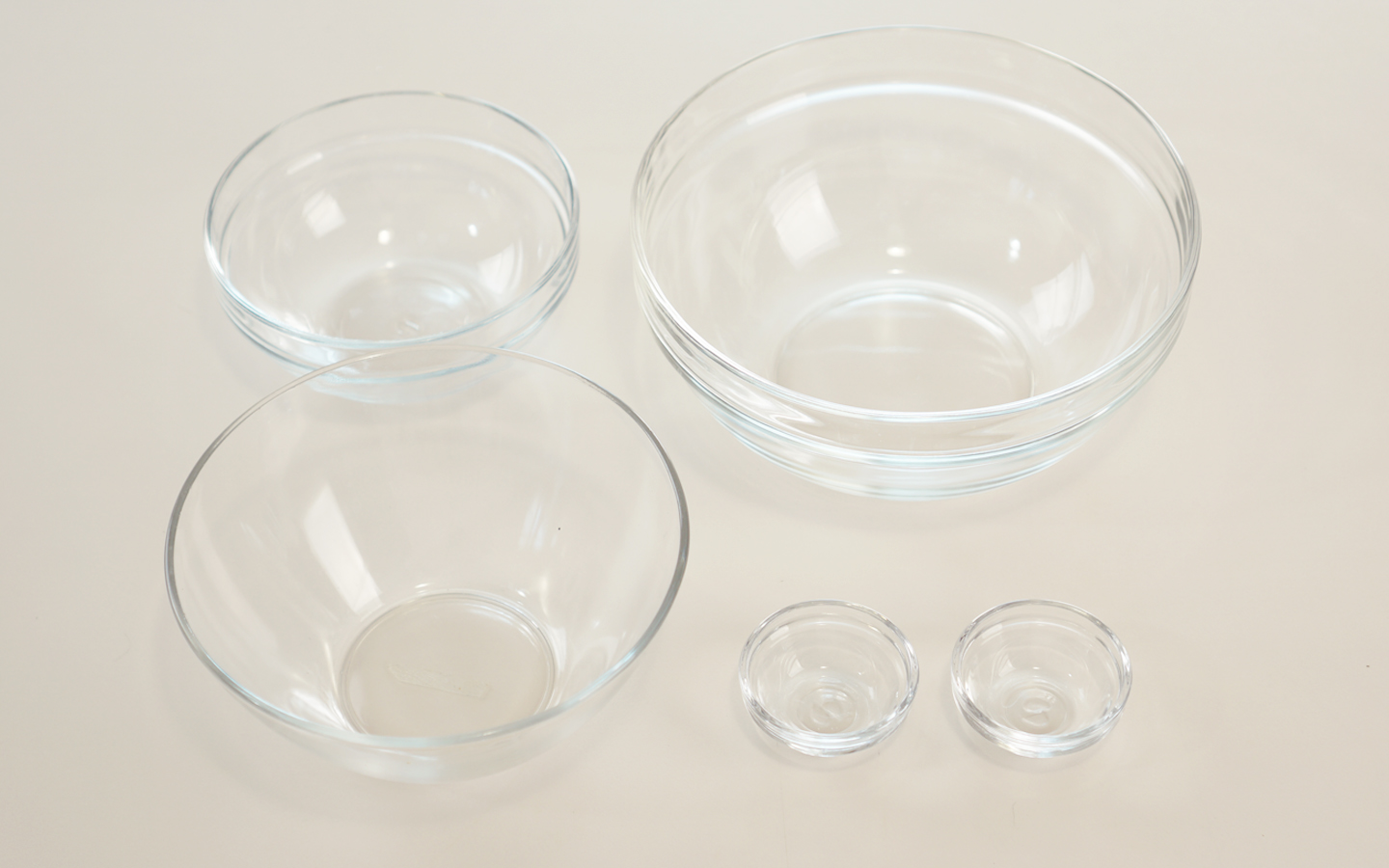 유리 믹싱볼 사이즈별